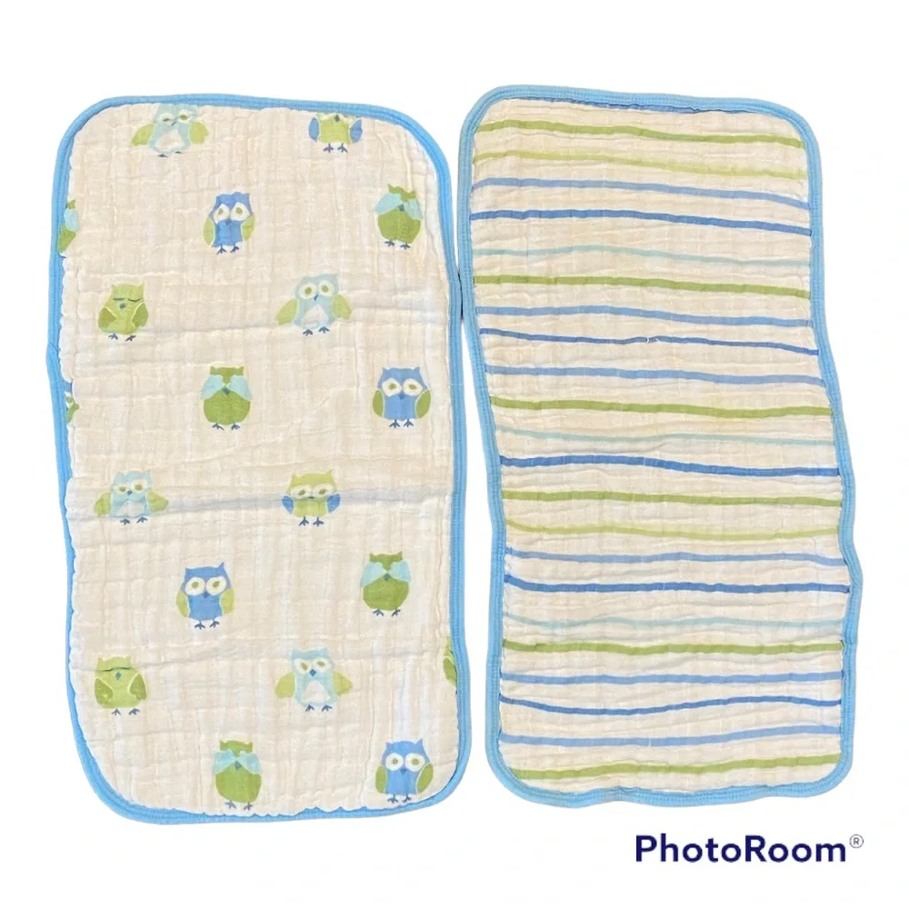 Angel Dear burp cloths set